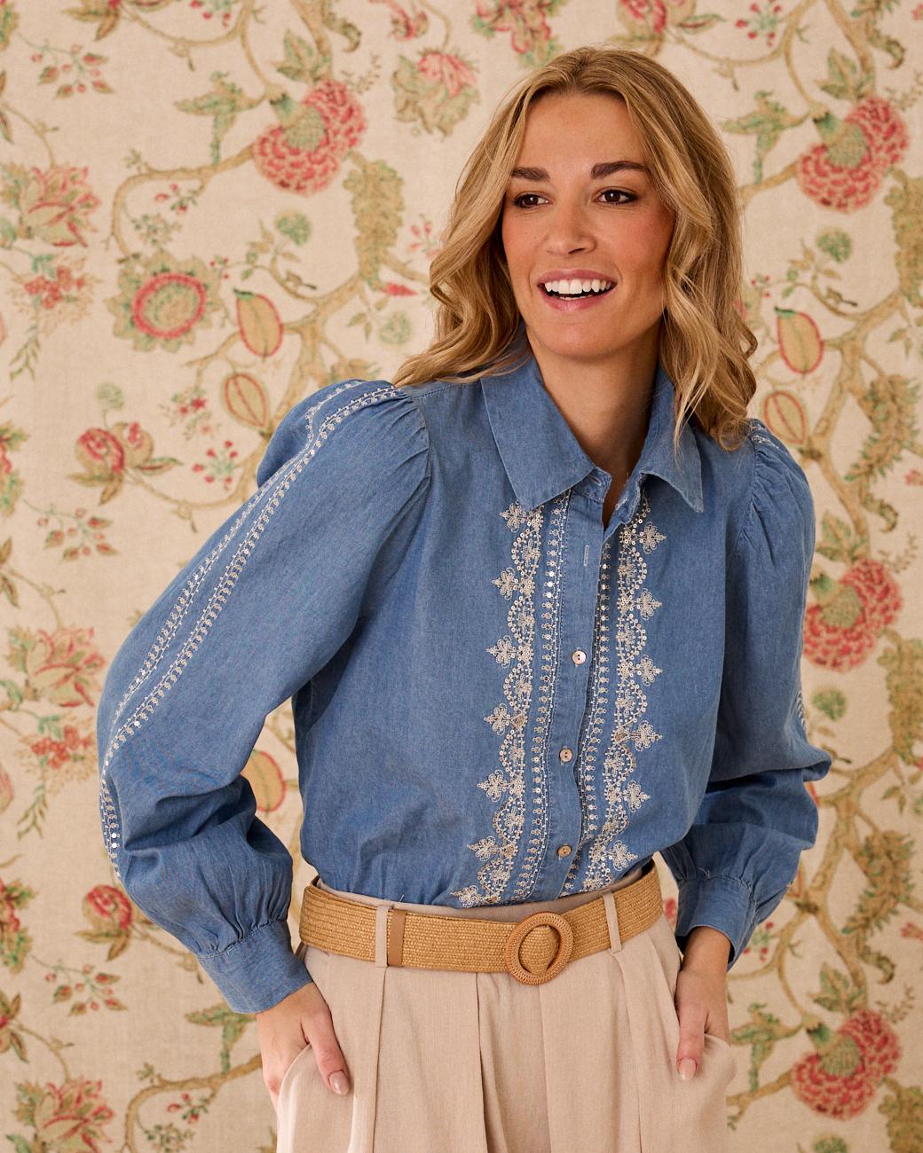 Camicia denim Priscila