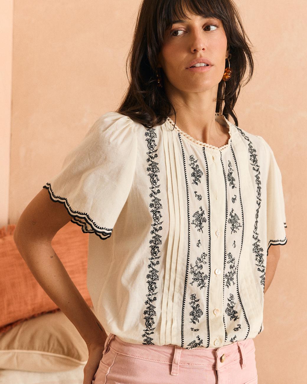 Camicia Ricamata Rubina