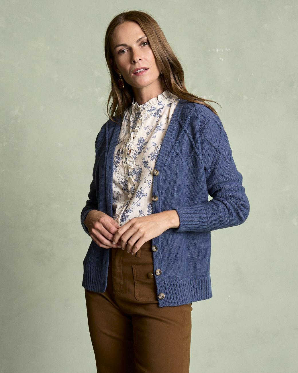 Cardigan a Righe Bourget