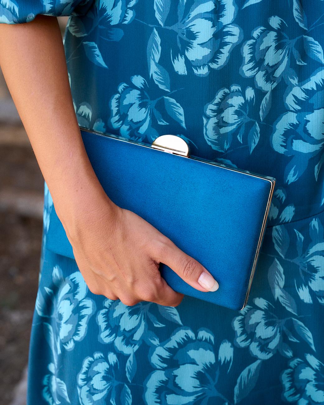 Borsa blu Pilar