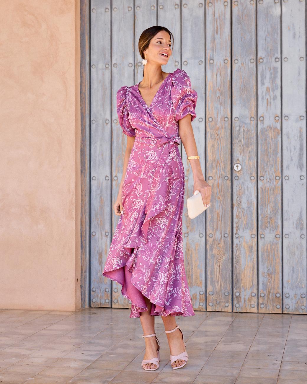 Vestito con Scollo Violetta