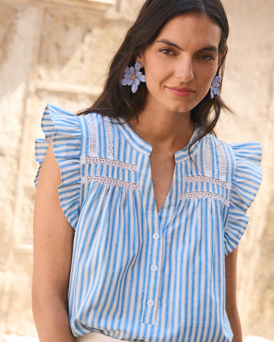 Camicia con Volant Lusiana