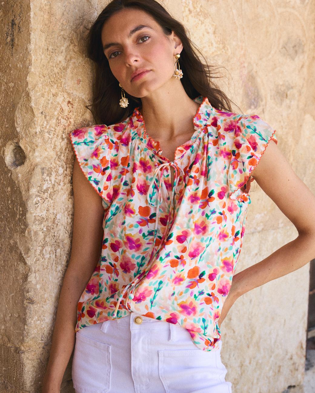 Camicia con Fiori Agustina