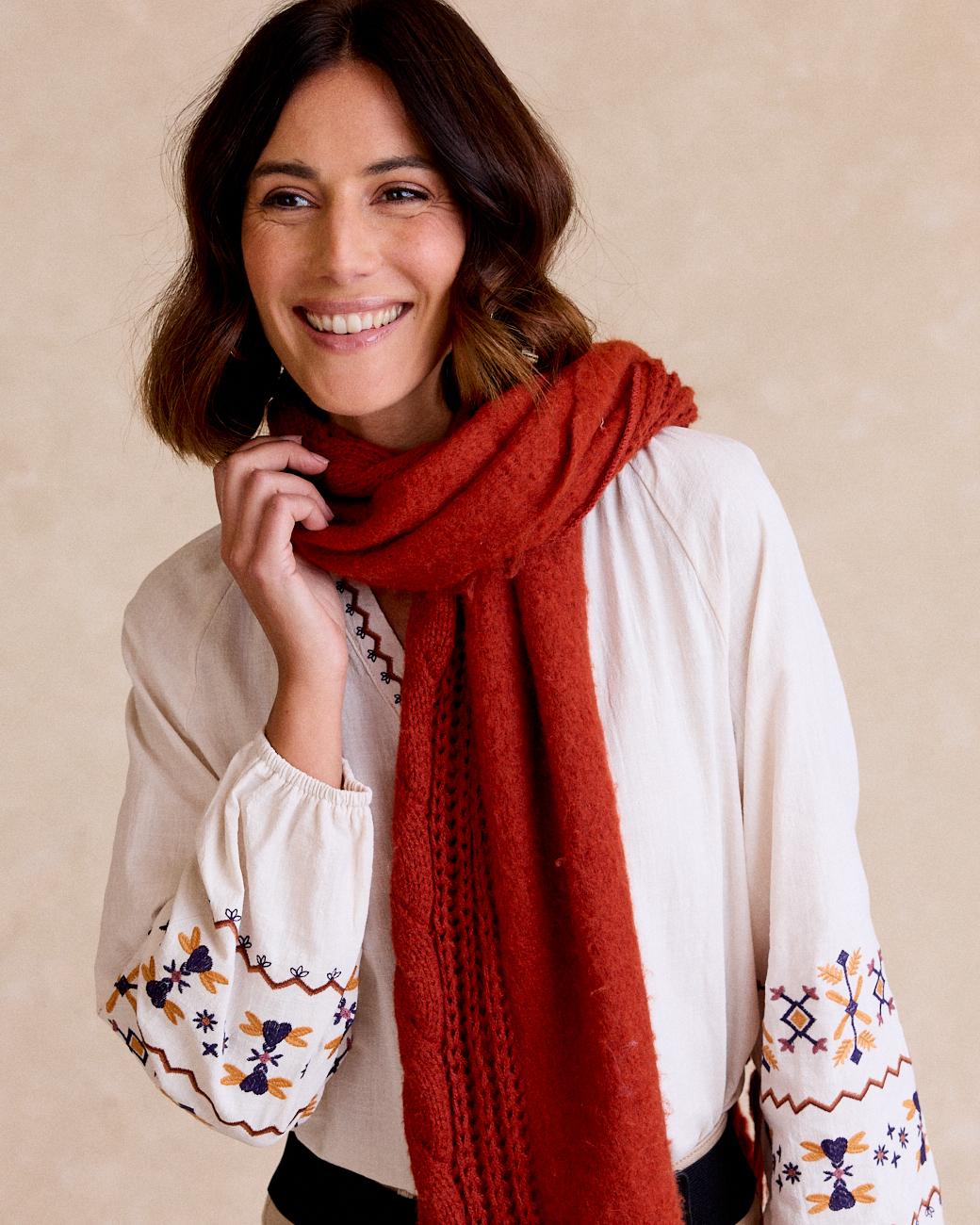 Sciarpa Con Trecce Cambrai