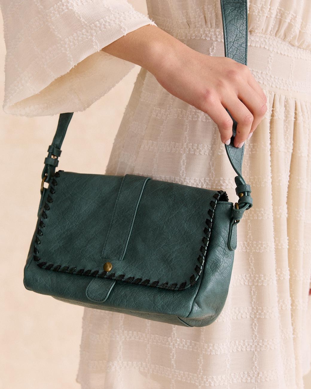 Tracolla Verde Lurex Rennes
