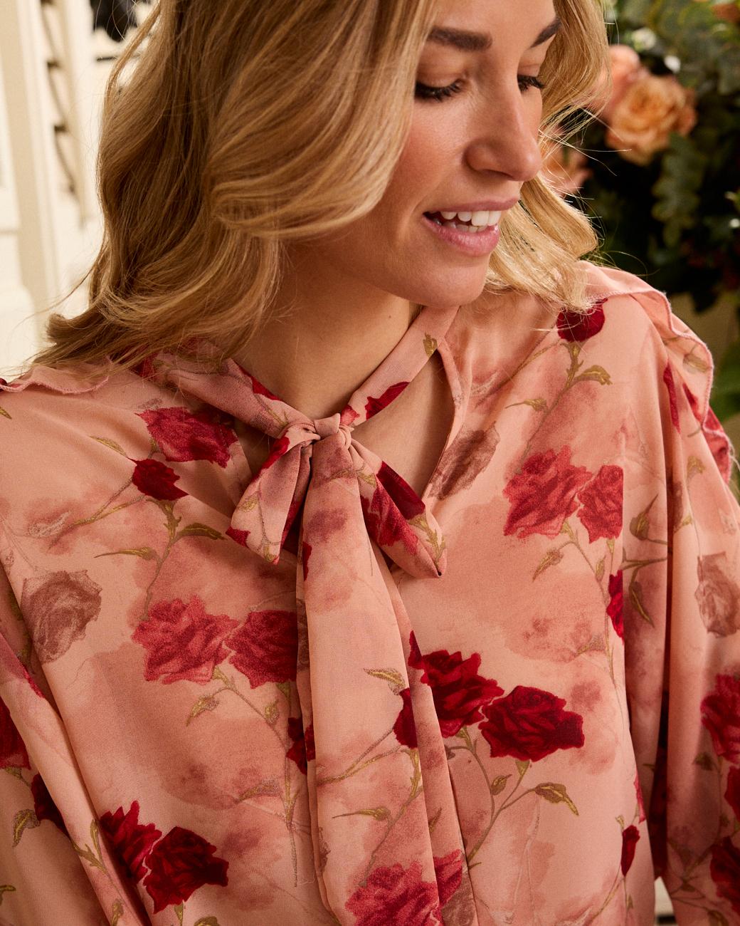 Blusa con laccio Sabrina