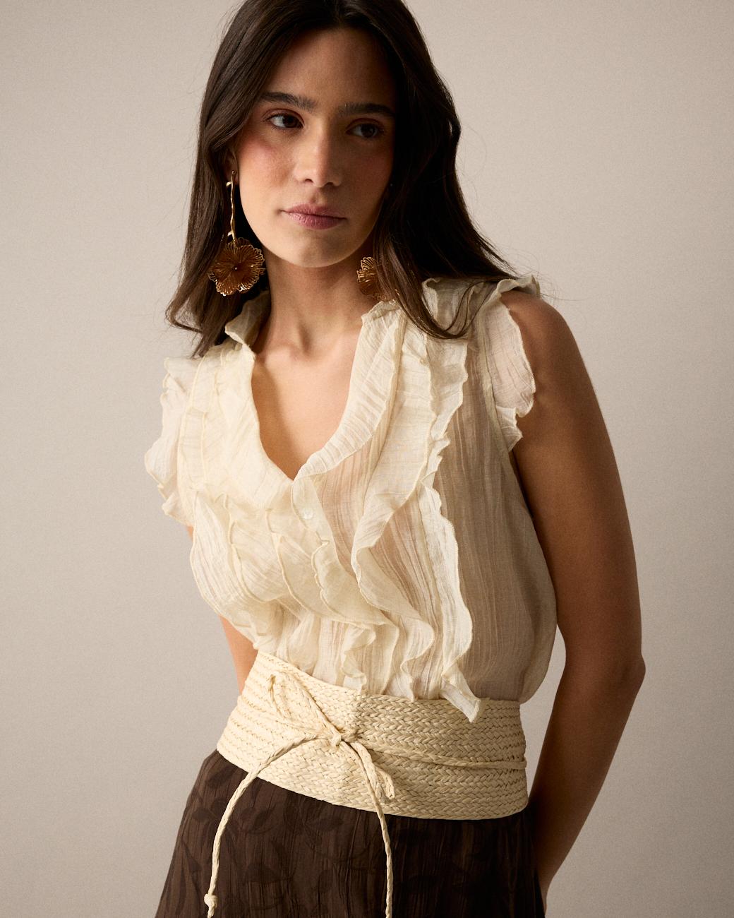 Camicia Volant Irune