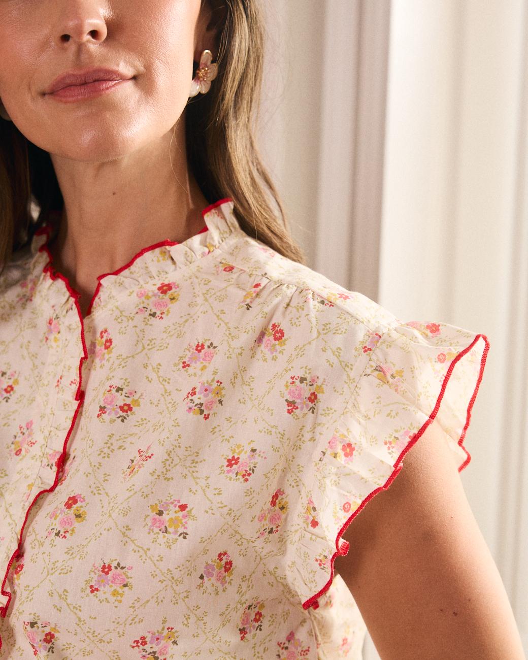 Camicia con Fiori Cassia