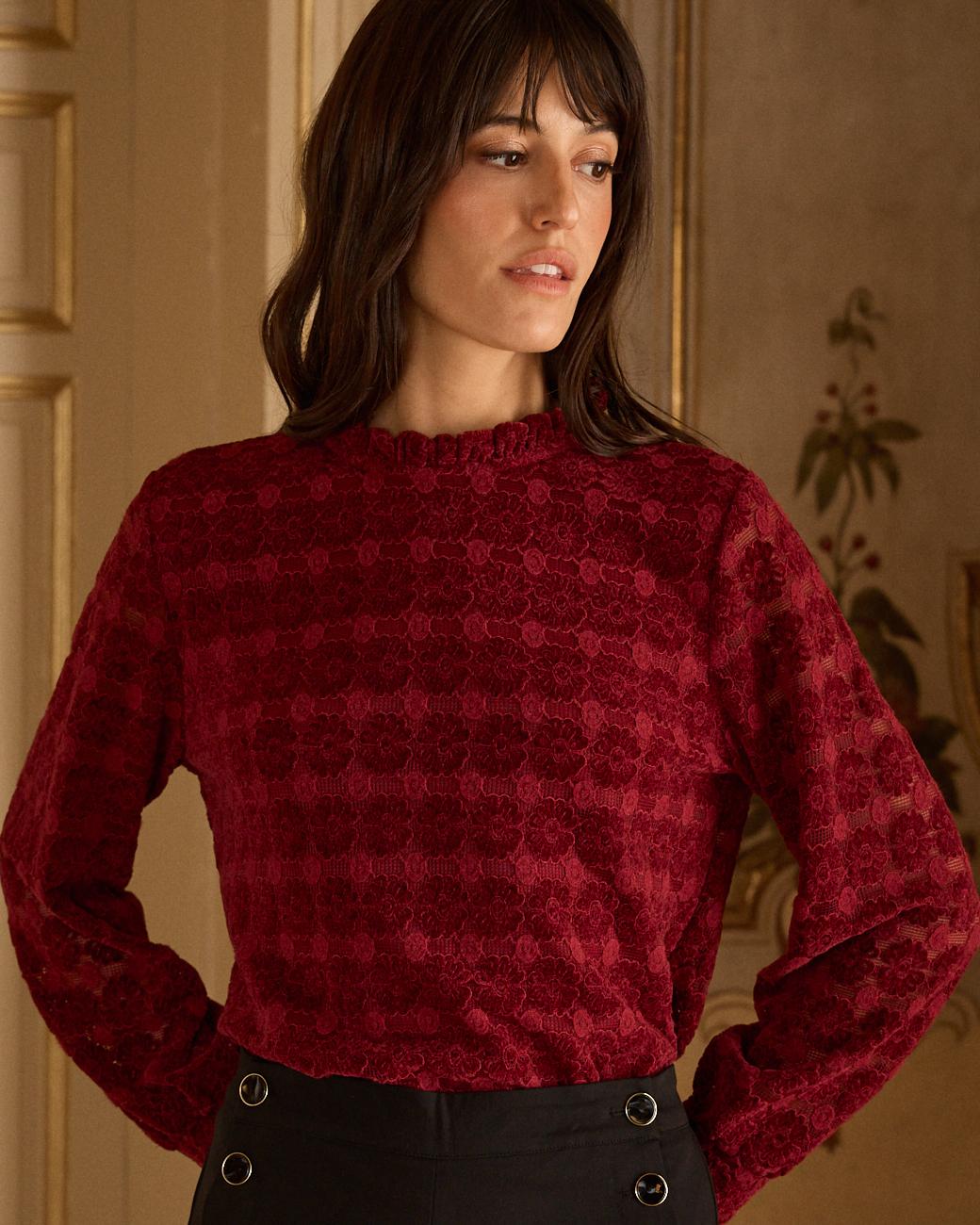 Top in velluto Allie