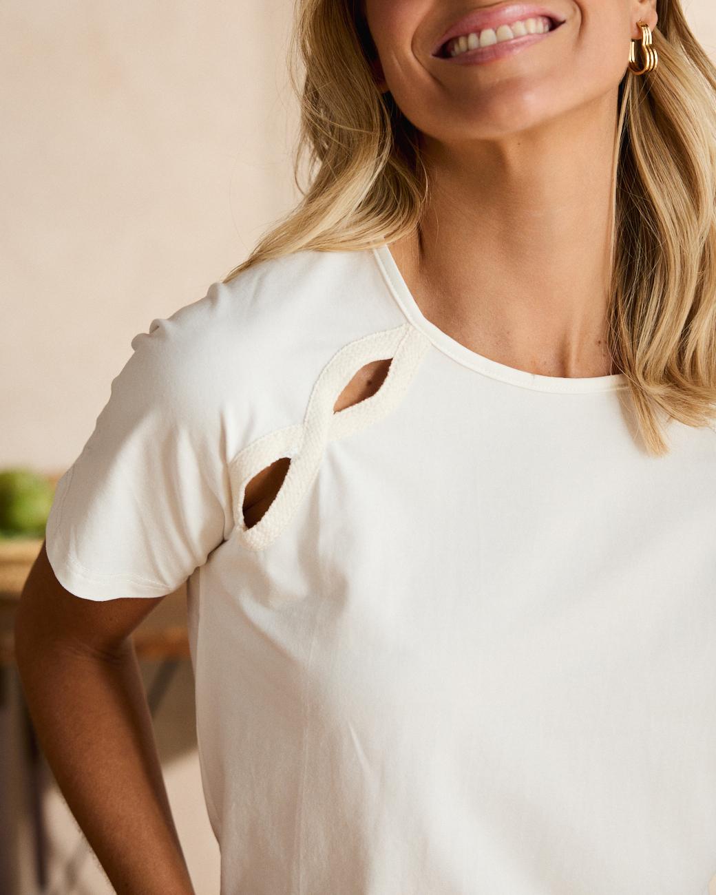 T-shirt con dettagli Irma