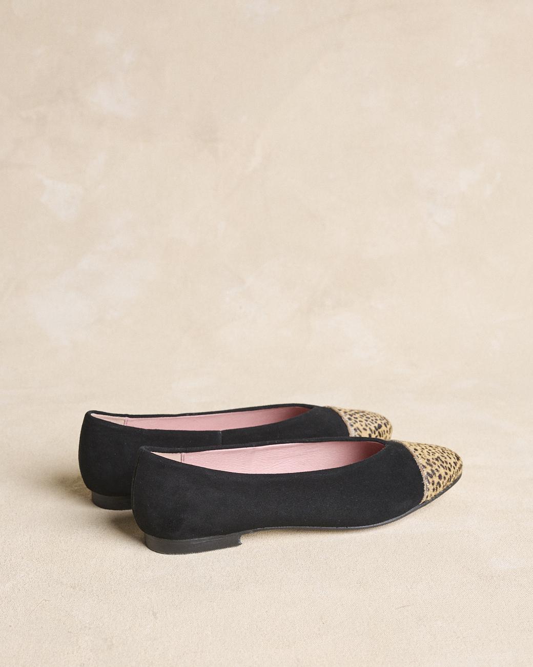 Ballerine punta animalier