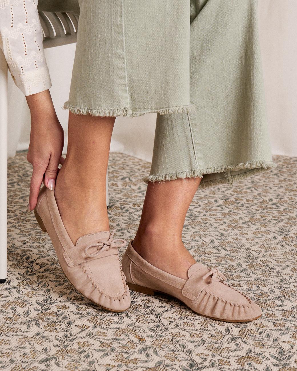 Mocassino beige Bruna
