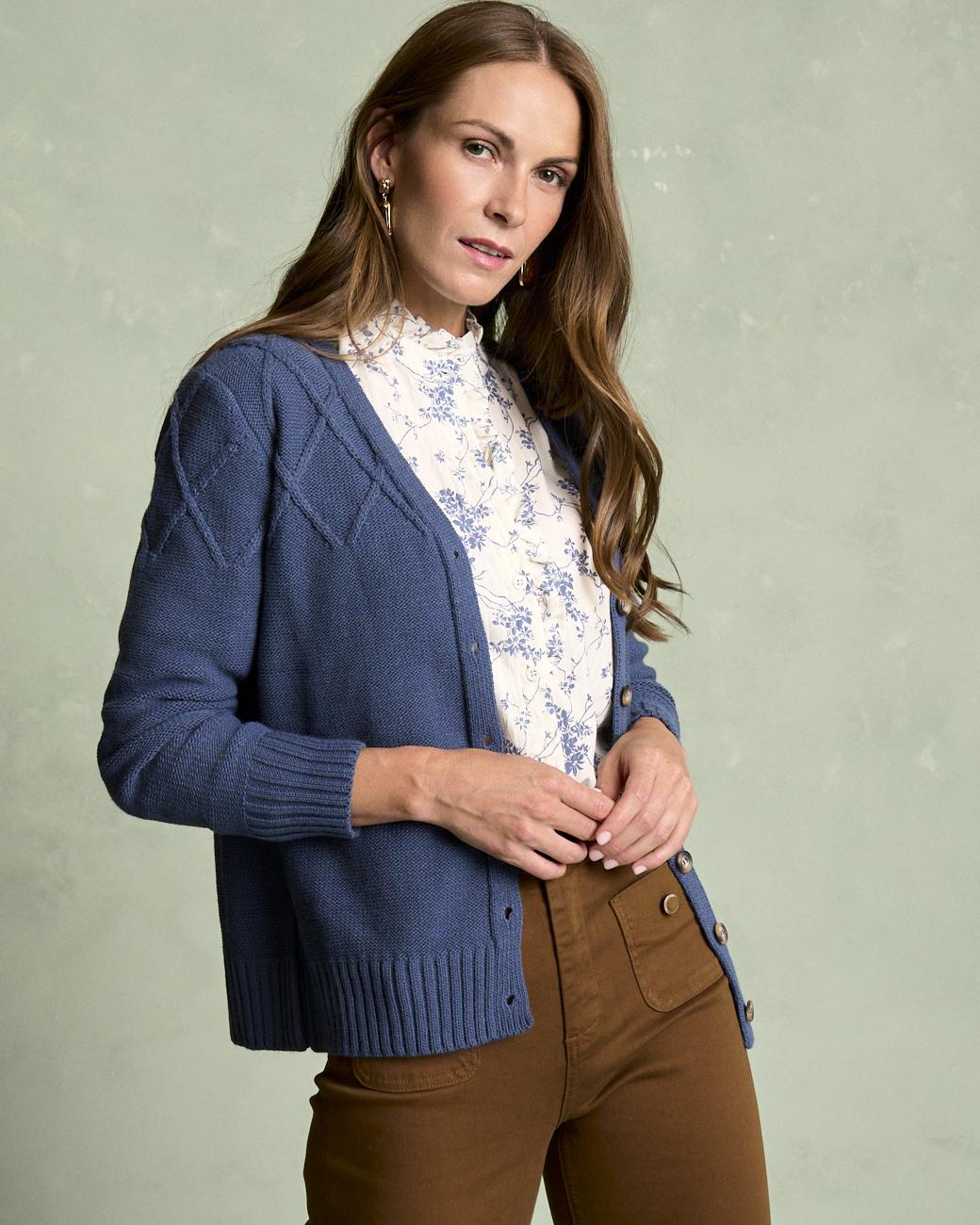 Cardigan a Righe Bourget