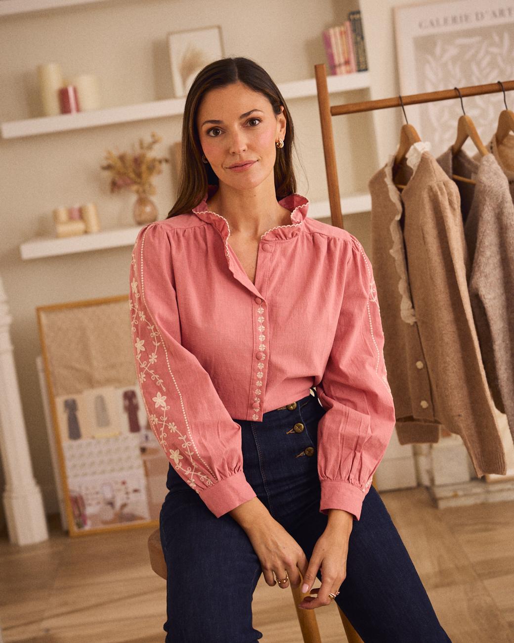 Camicia Ricamata Candela
