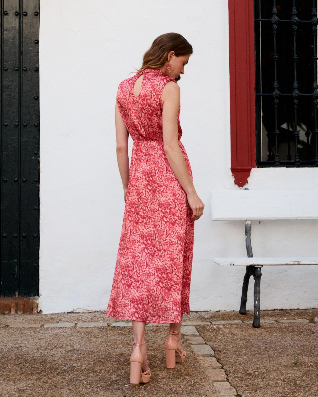 Vestito con stampa Donatella