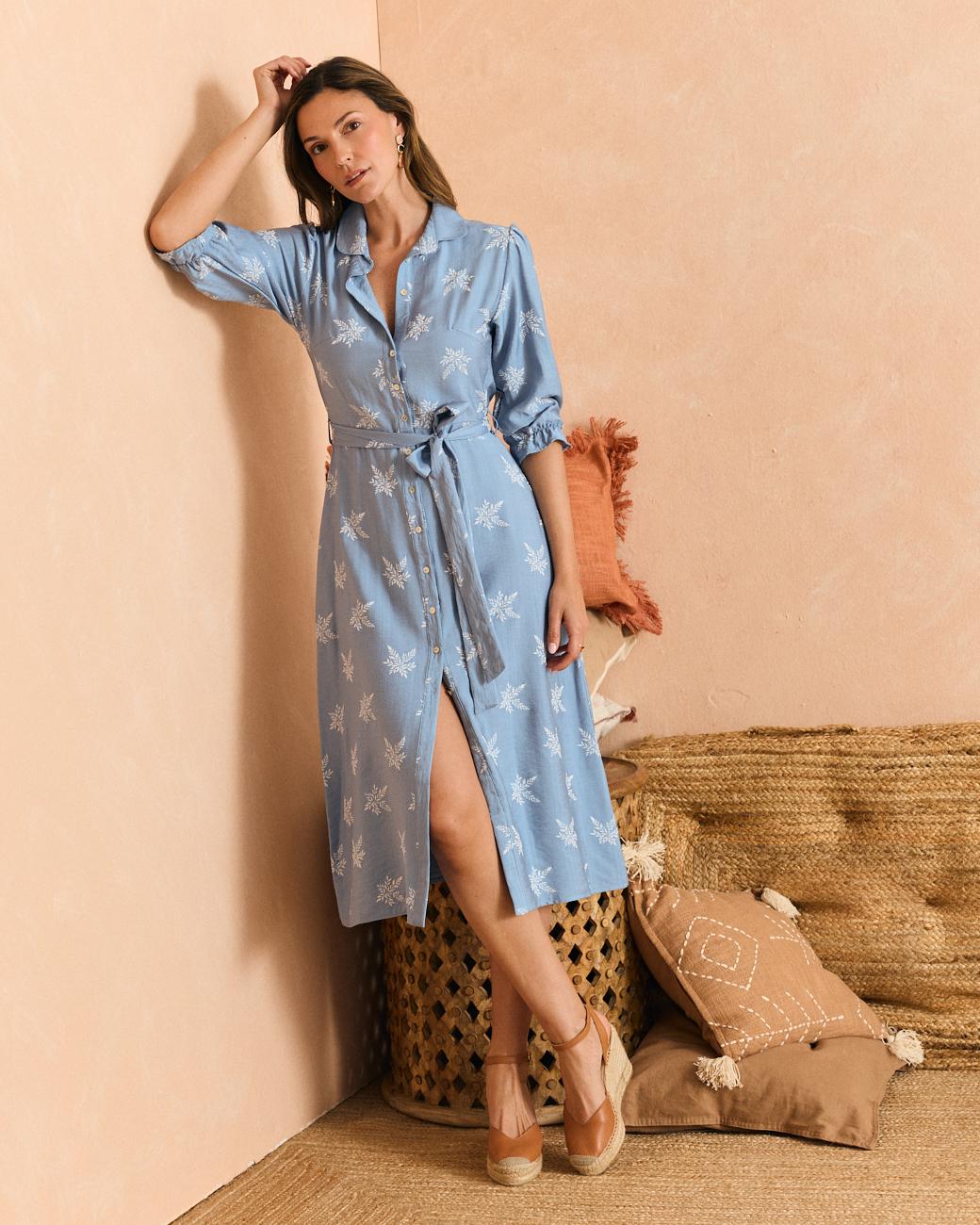 Vestito celeste Virgi