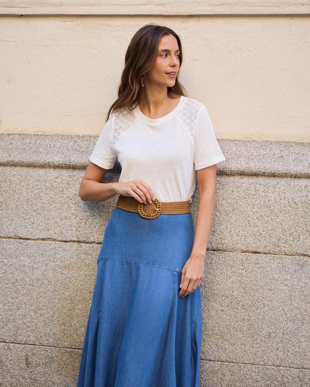 T-shirt Pizzo Xana