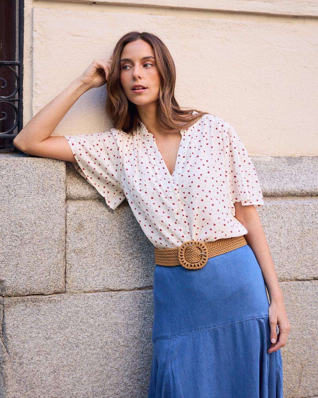 Camicia a fiori Belly