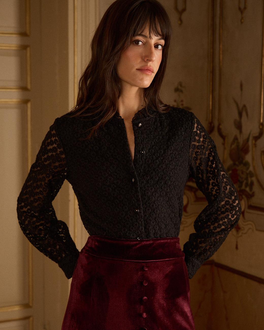 Blusa in pizzo Coralie