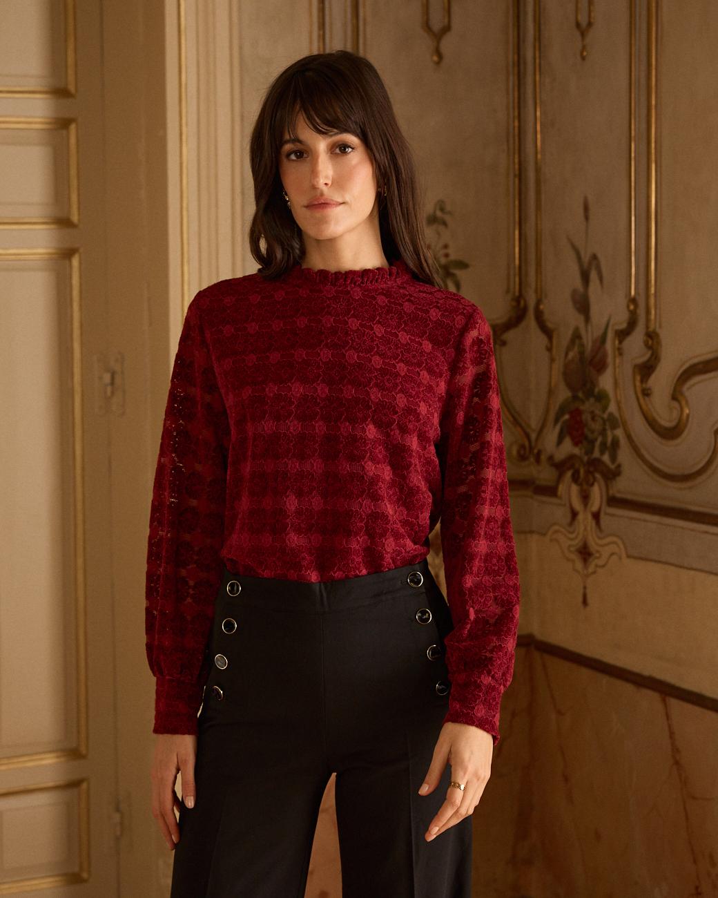 Top in velluto Allie