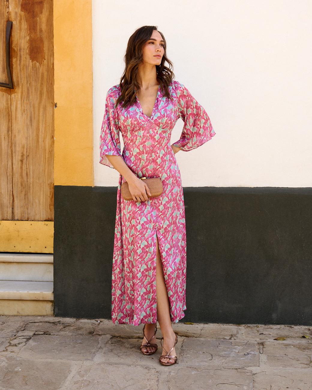 Vestito con stampa Violeta