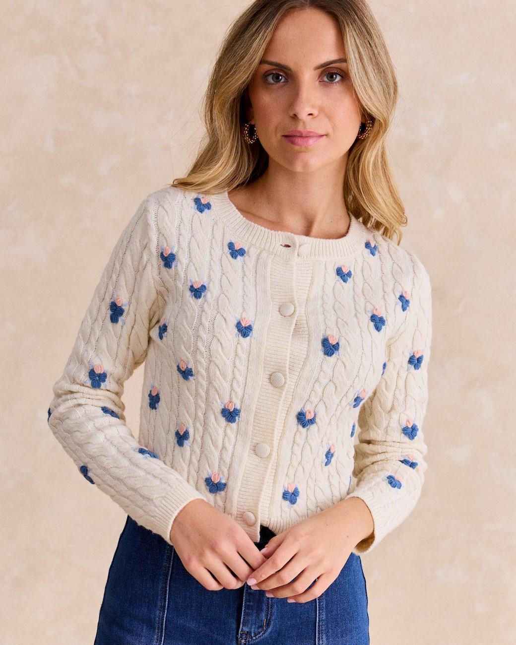Cardigan a maglia Pilpa