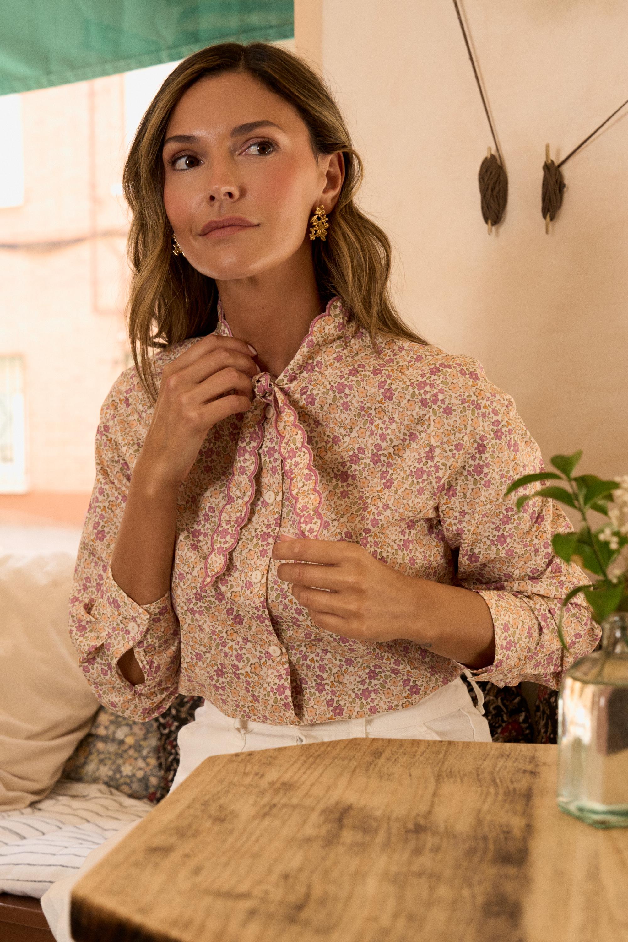 Camicia stampata Nieva