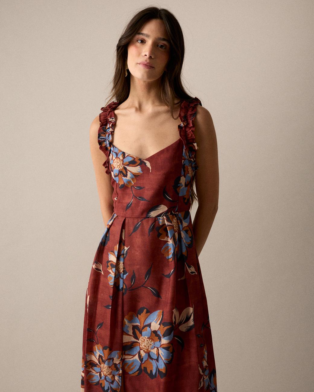 Vestito rosso Tere