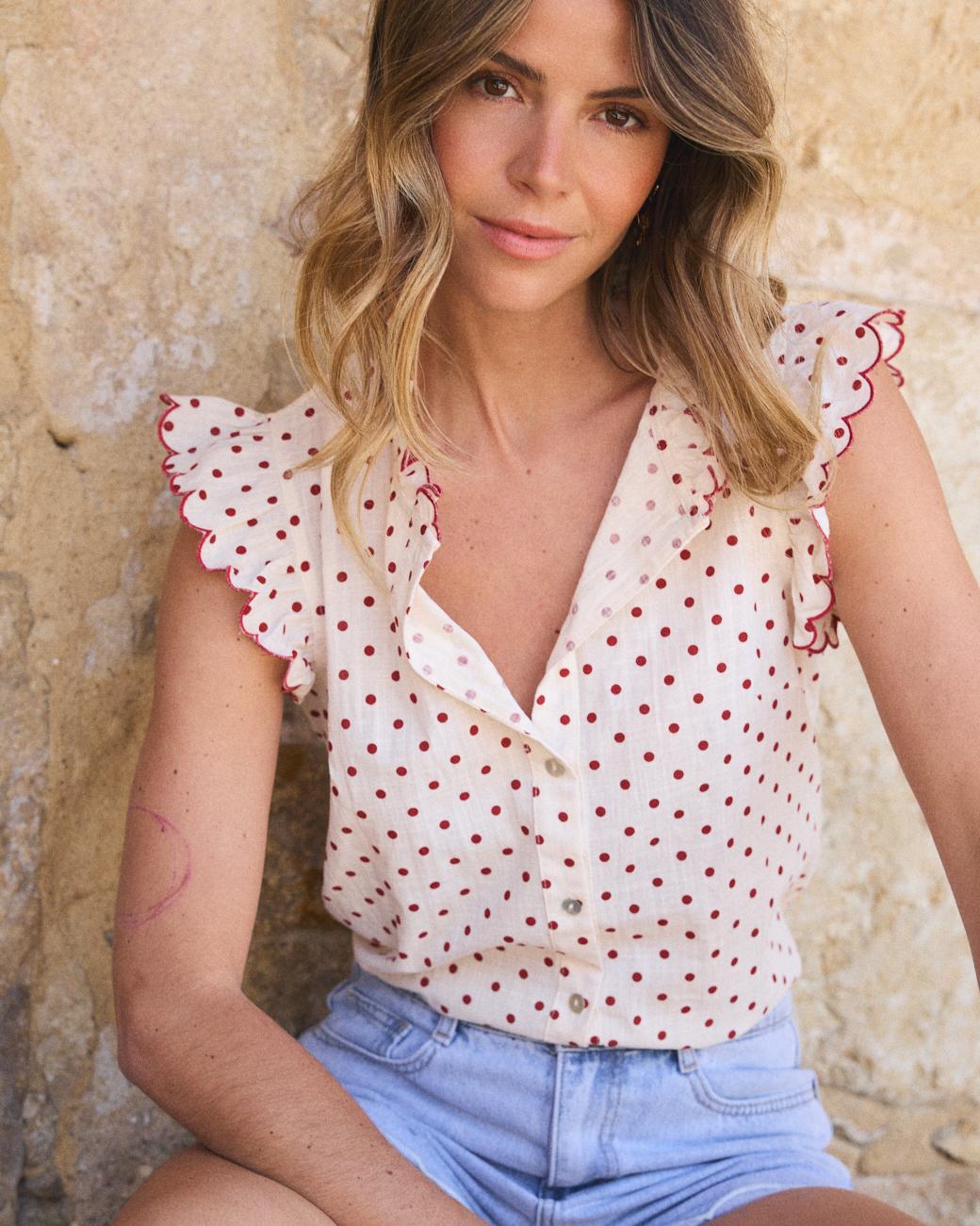 Blusa a Pois Indiana