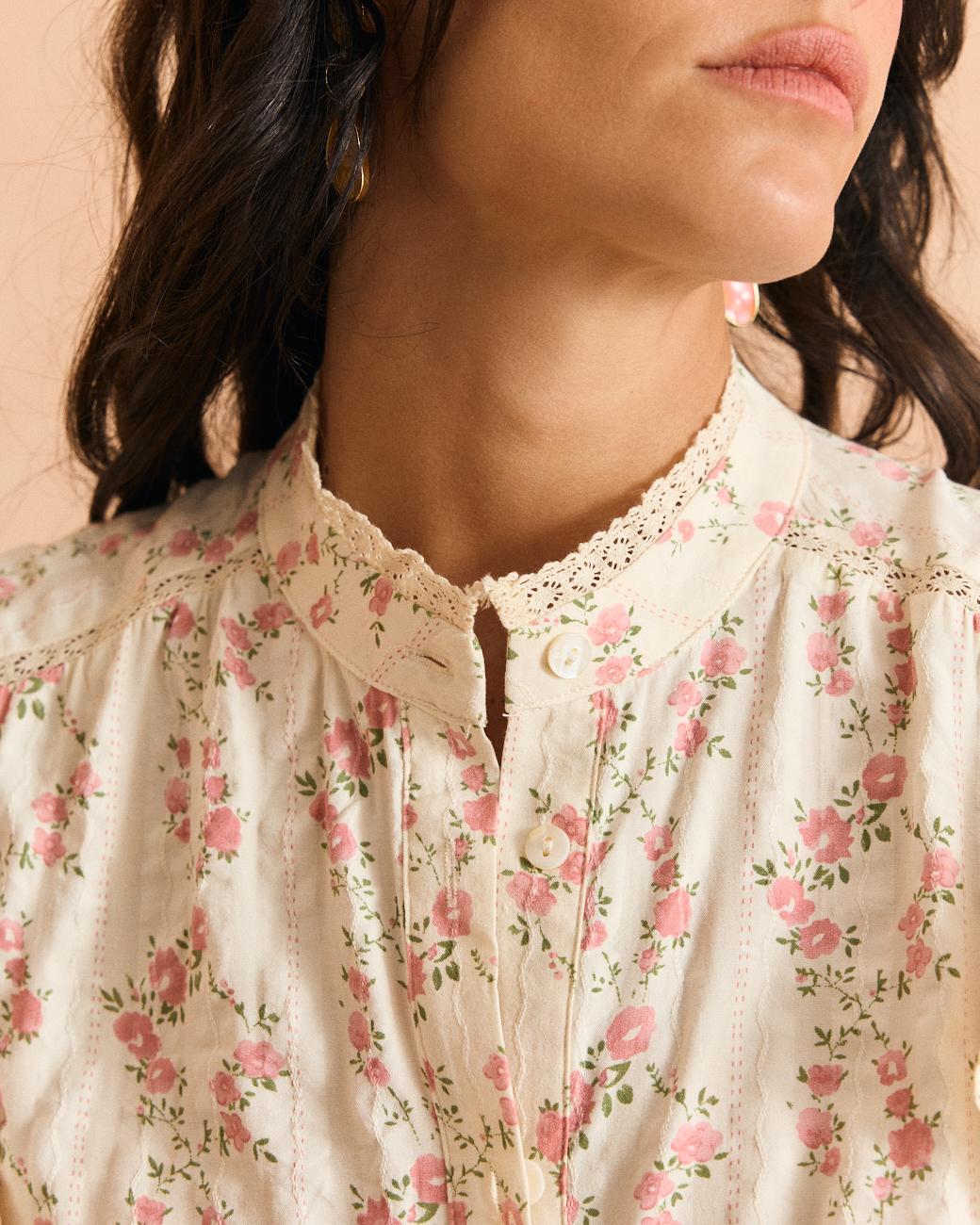 Camicia a fiori Anais