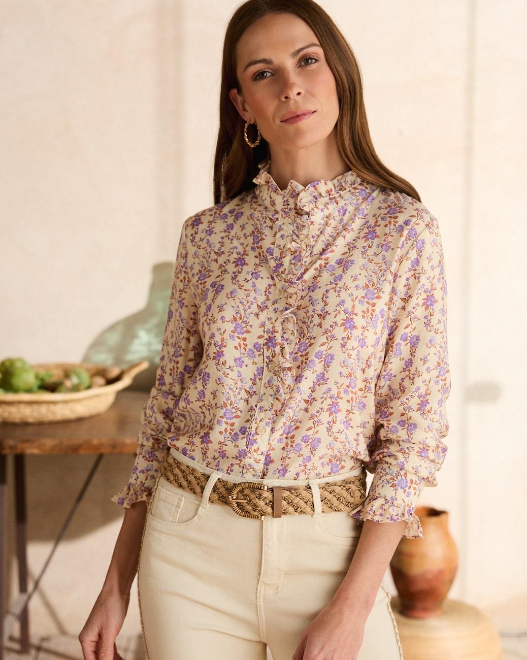 Camicia con stampa Melissa