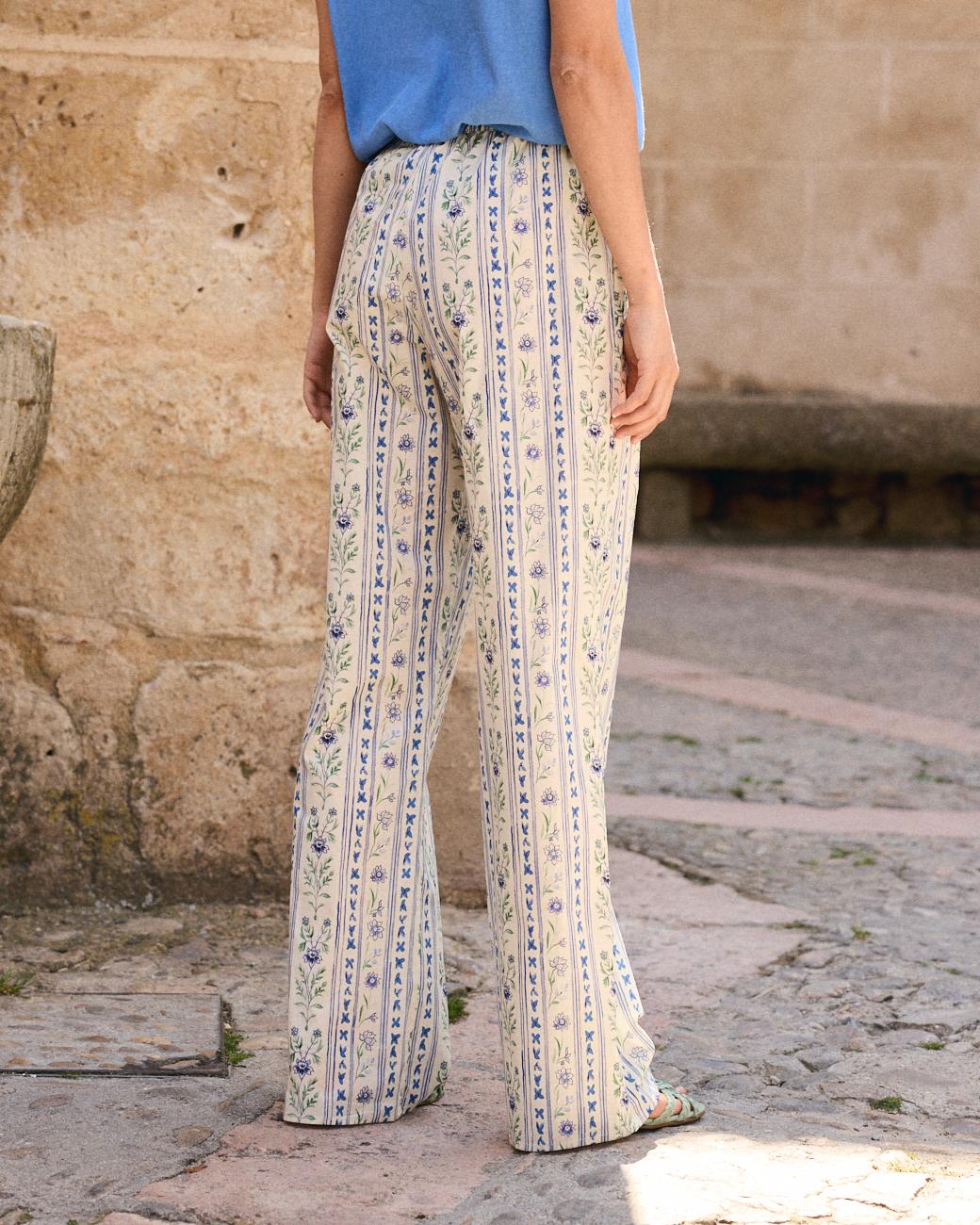 Pantaloni a Fiori Elodi