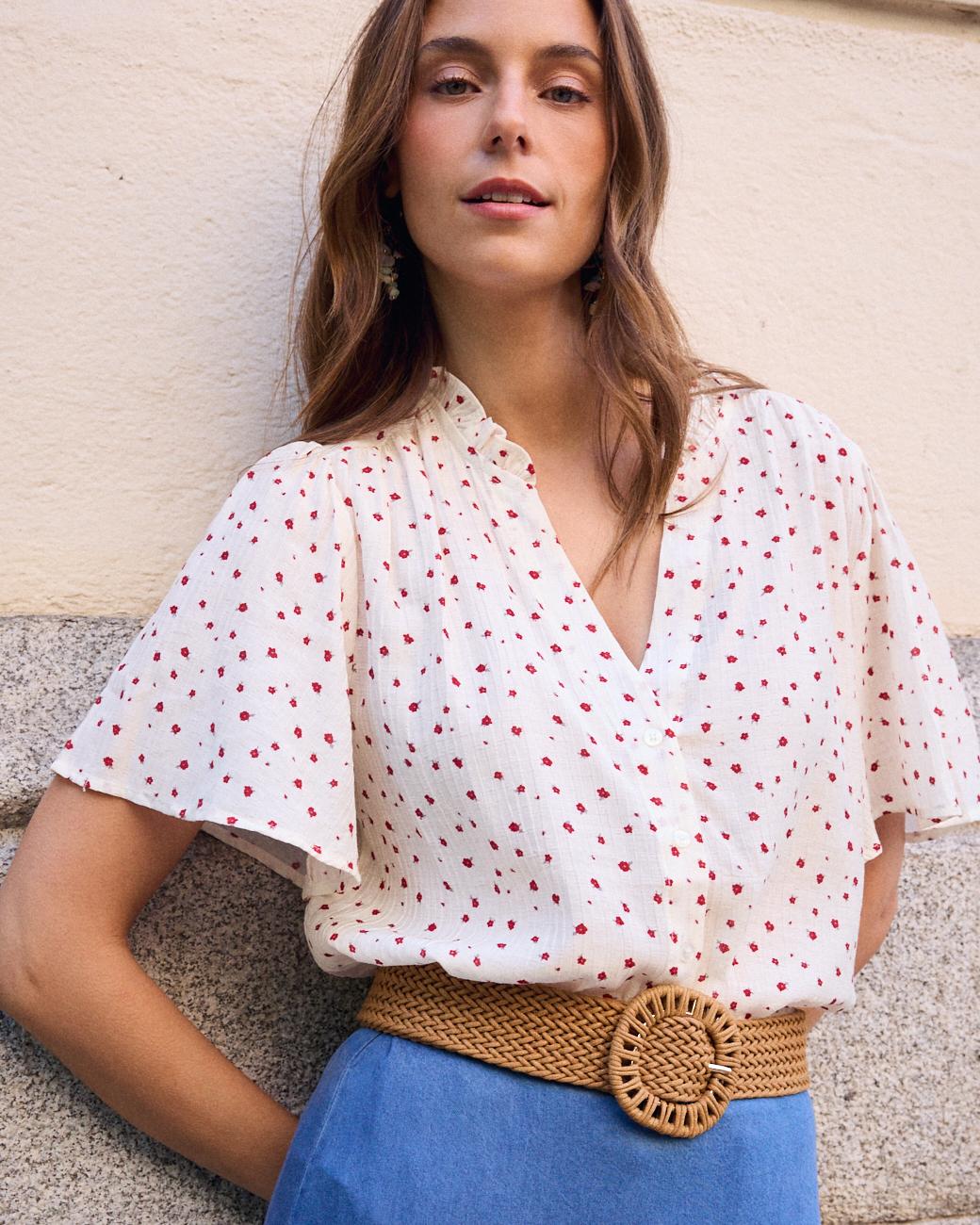 Camicia a fiori Belly