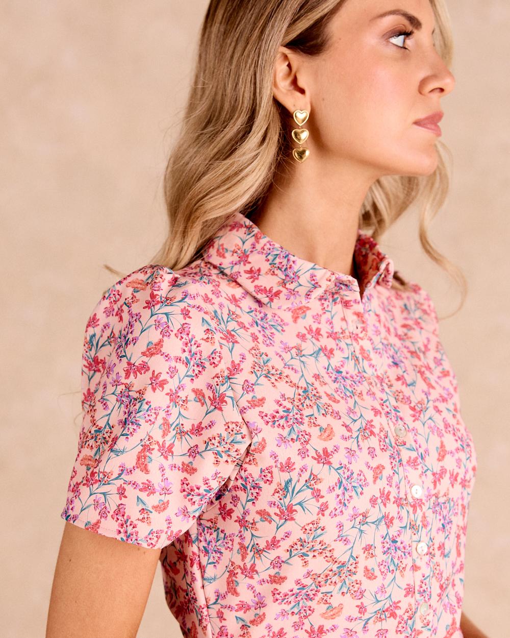 Vestito Corto Fiori Lala