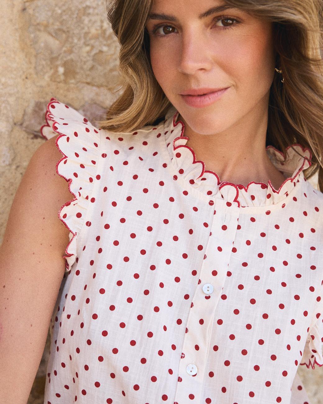 Blusa a Pois Indiana