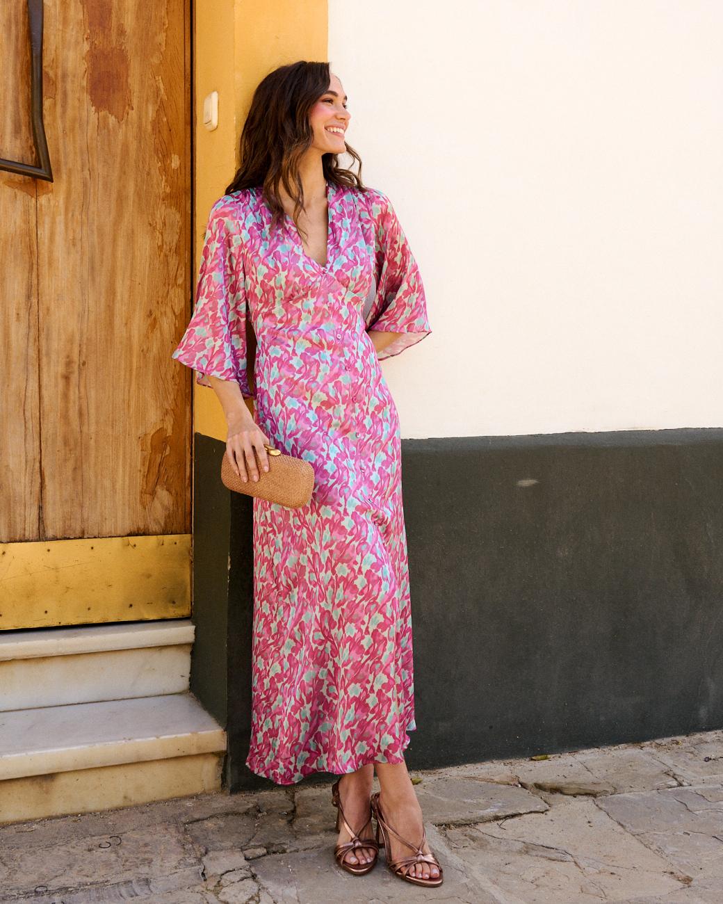 Vestito con stampa Violeta