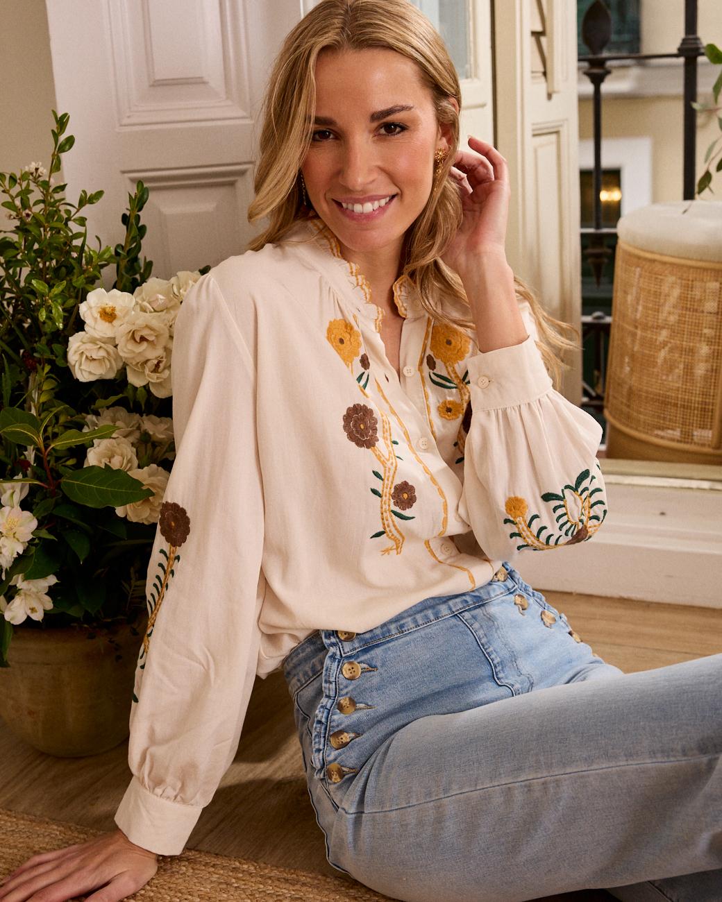 Camicia a fiori Mérida