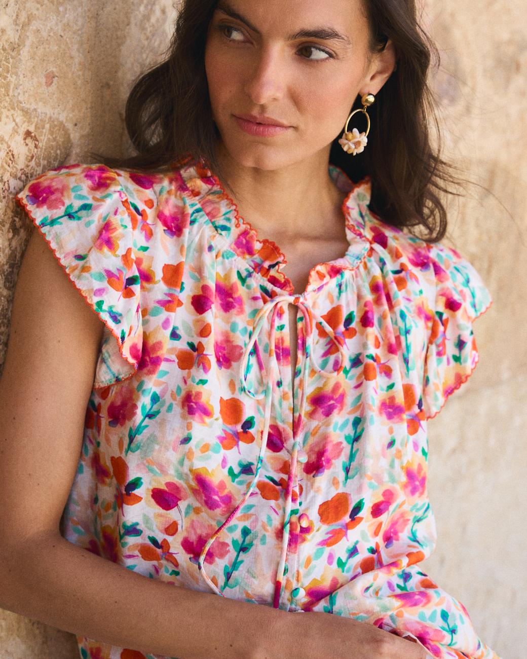 Camicia con Fiori Agustina
