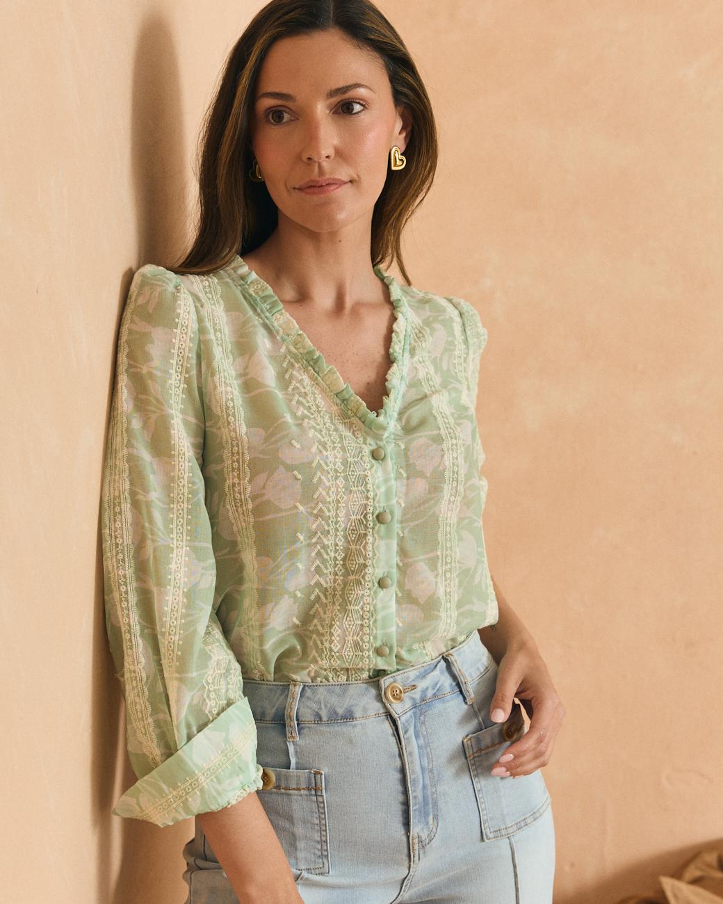 Camicia celeste Felicia