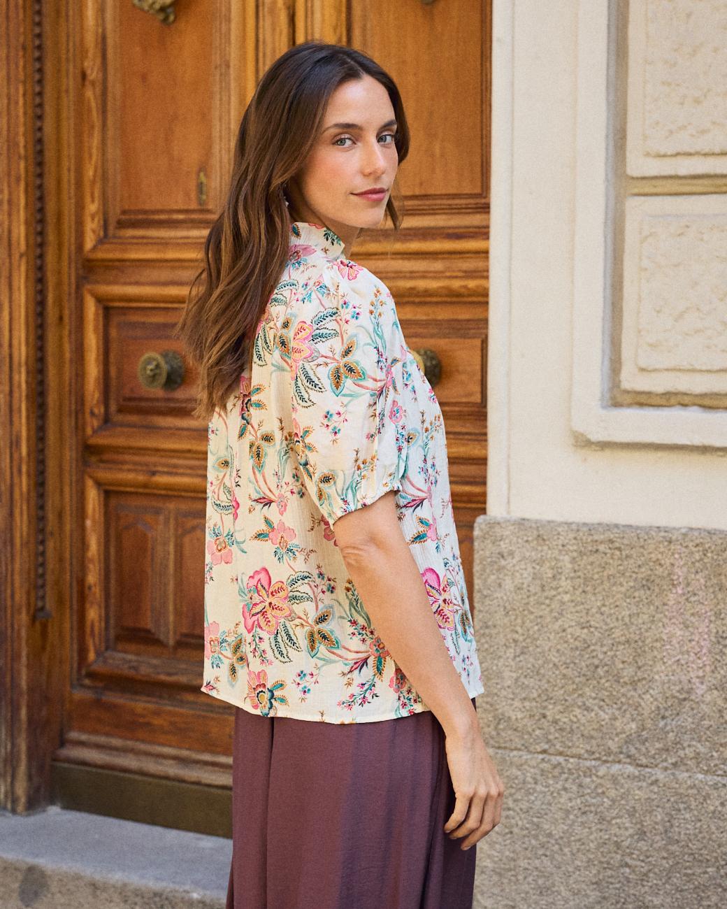 Camicia a Fiori Tunia