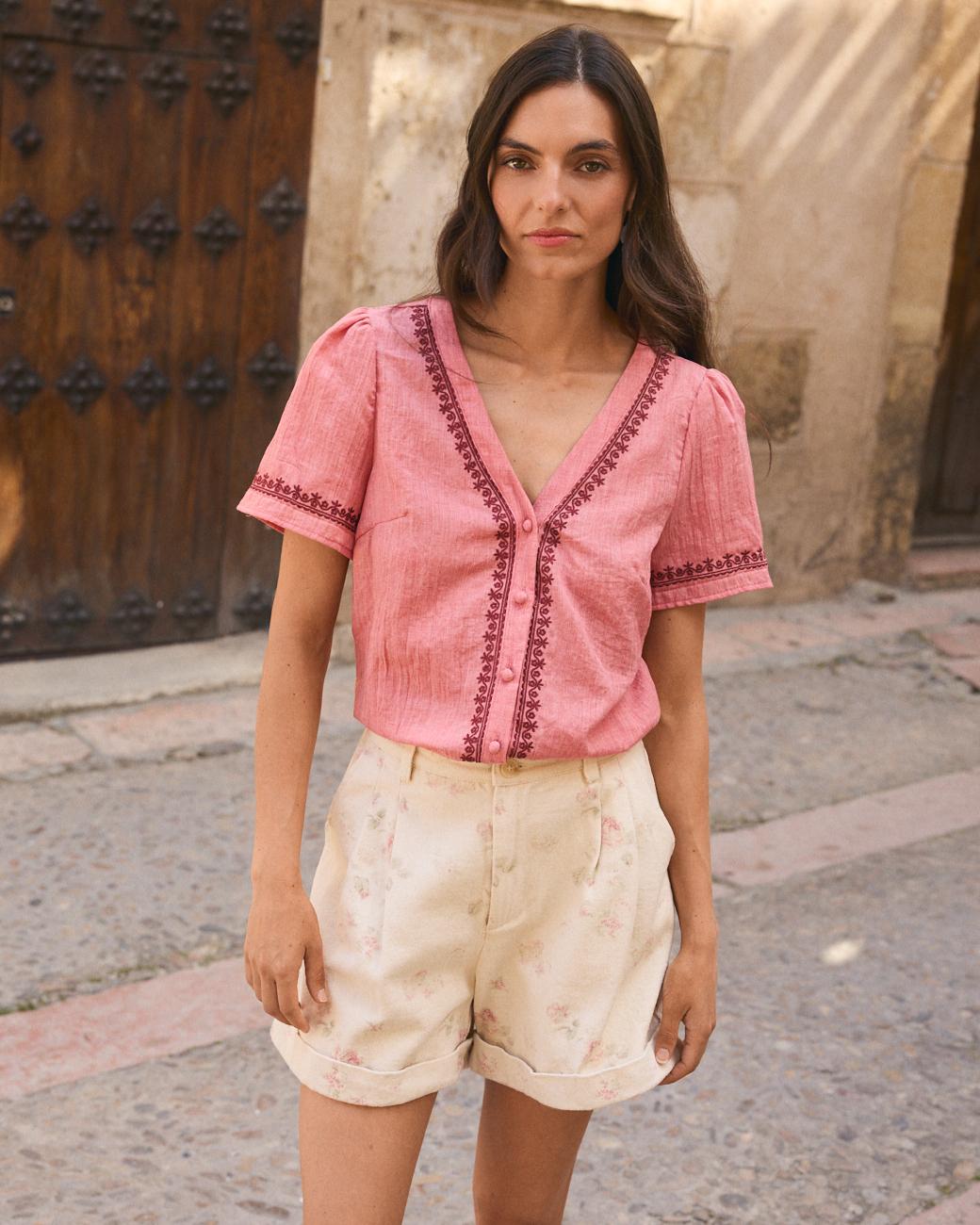 Camicia ricamata Ramira