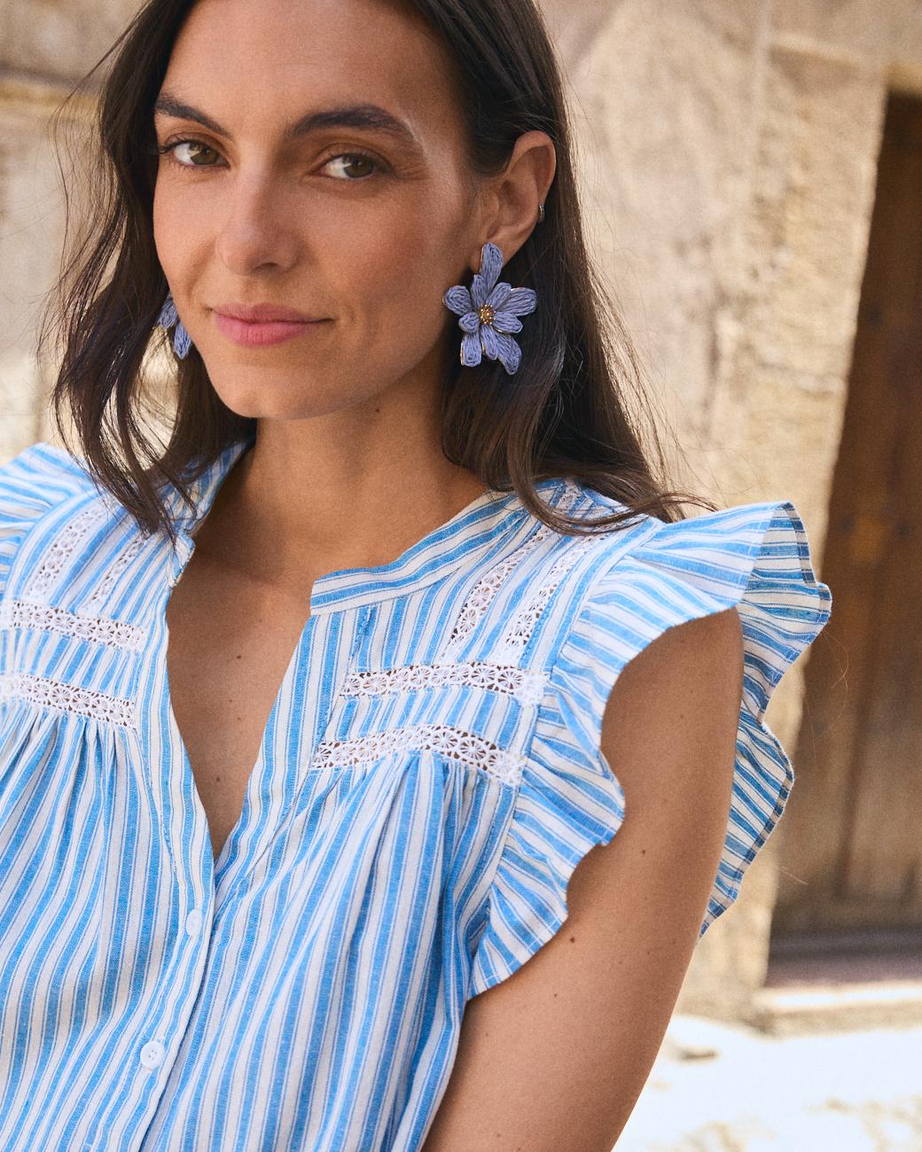 Camicia con Volant Lusiana