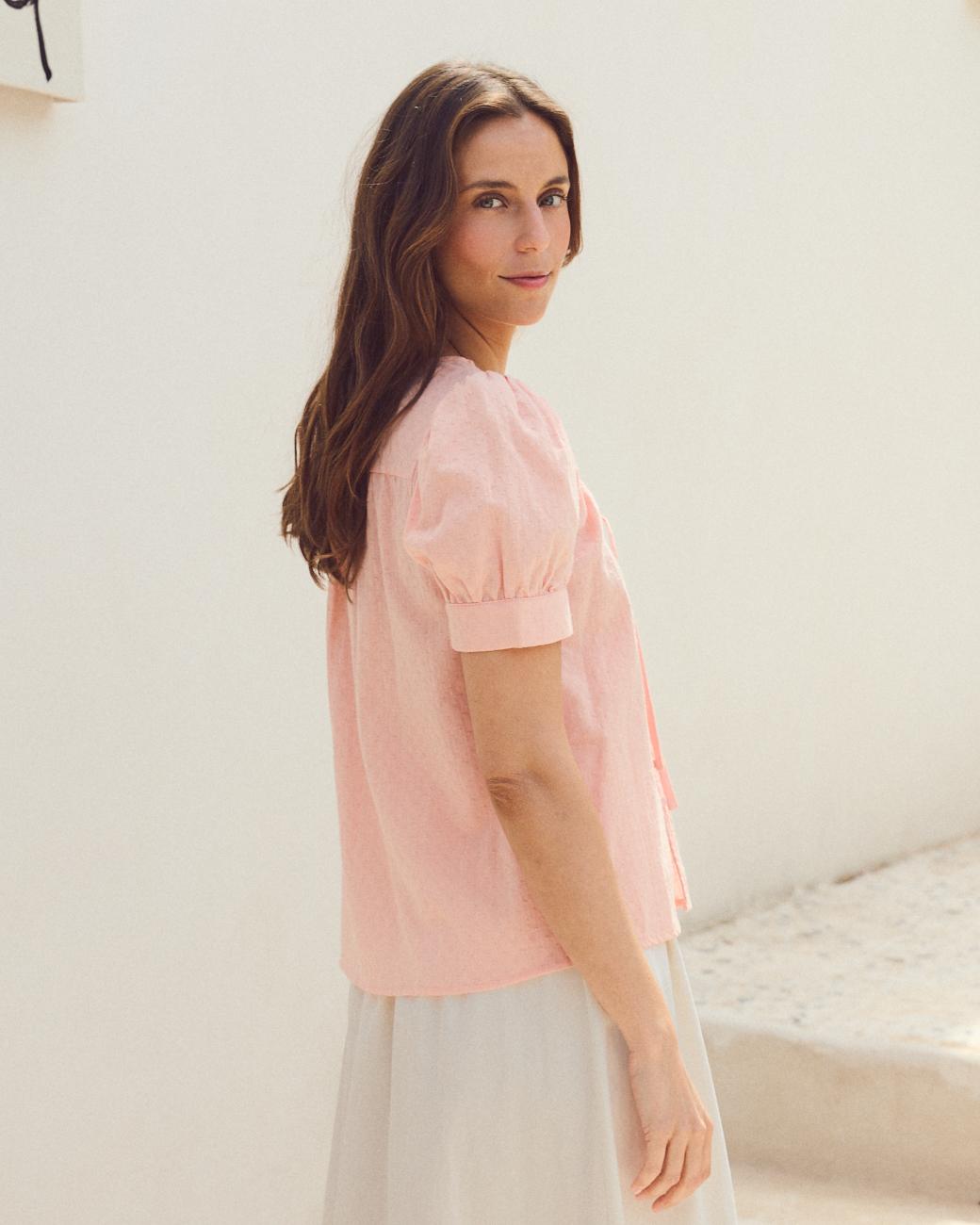 Camicia con collo Katia