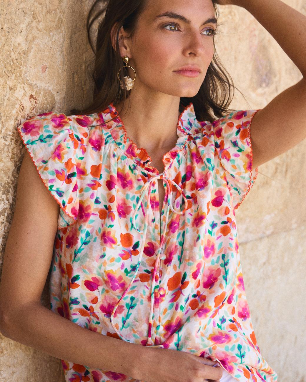 Camicia con Fiori Agustina