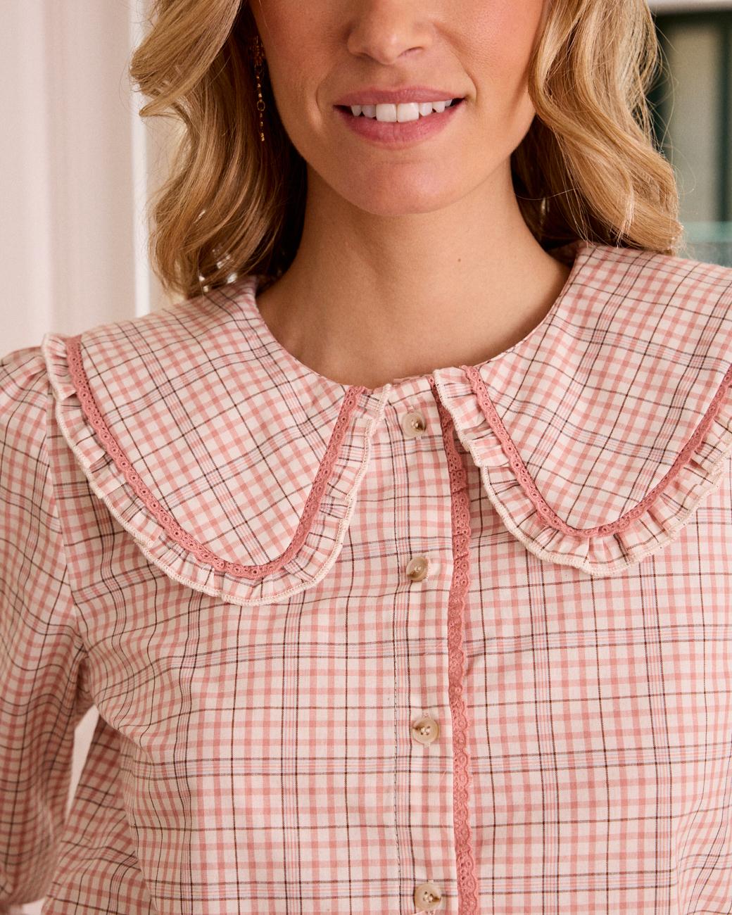 Camicia con colletto Bárbara