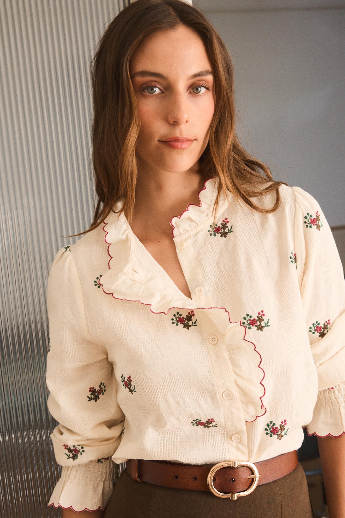 Camicia a fiori Halo