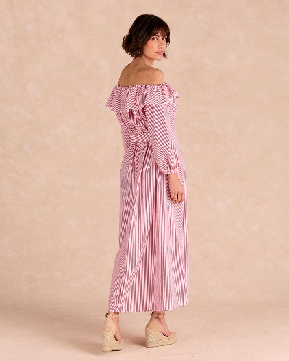 Vestito Midi Righe Nimia