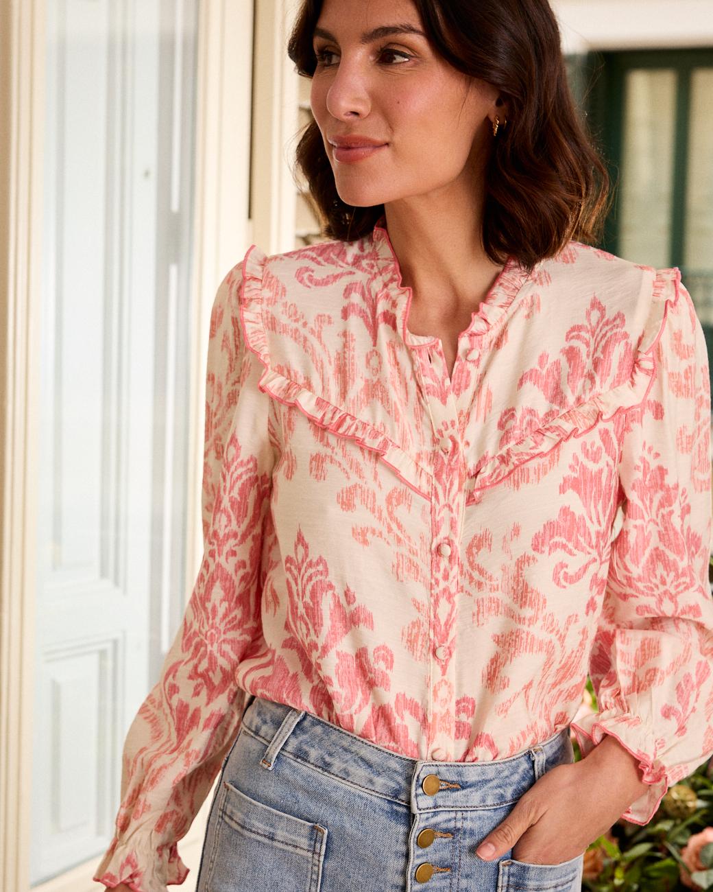 Blusa con stampa Dalila