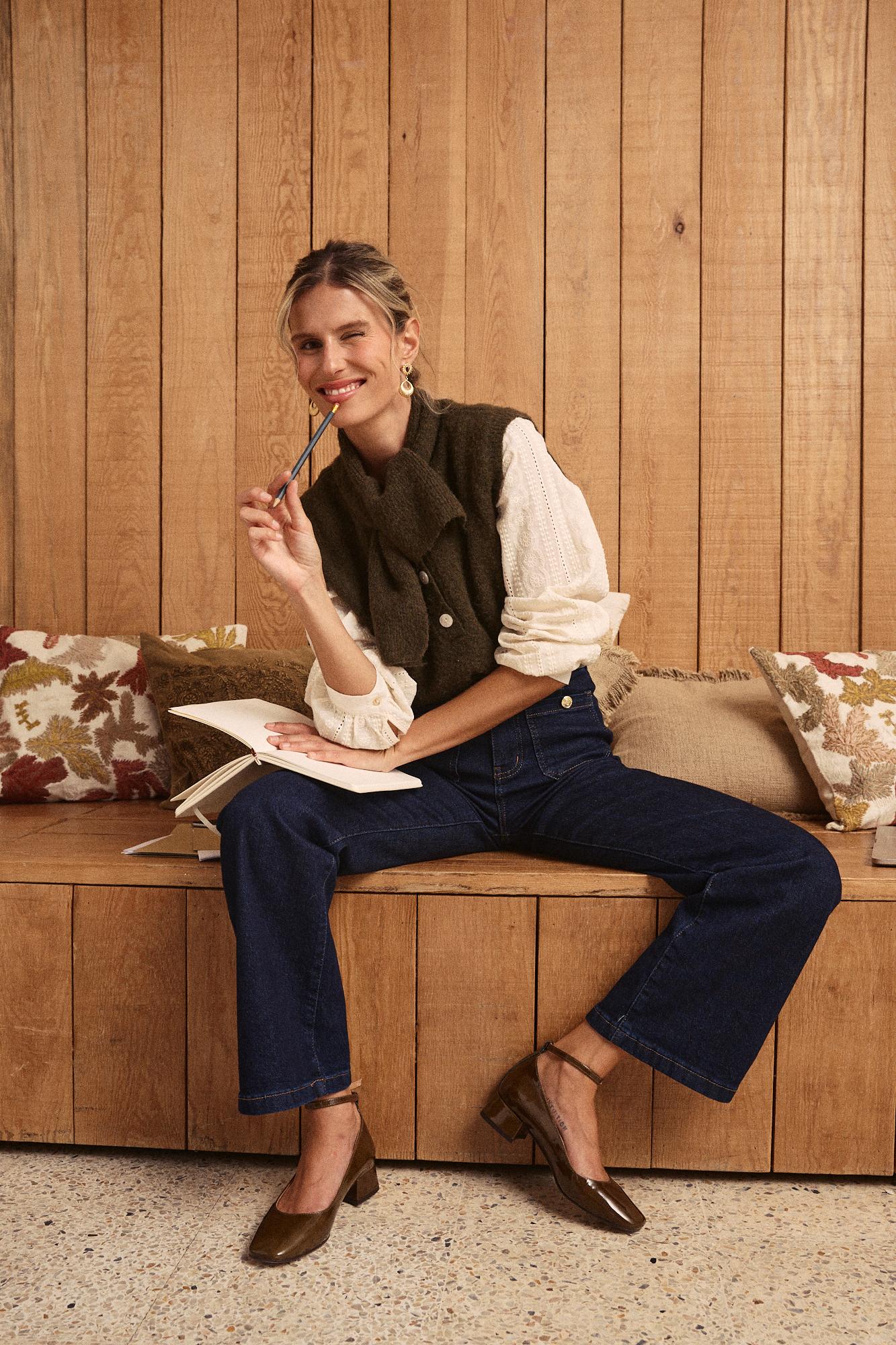 Jeans a zampa d'elefante Elva