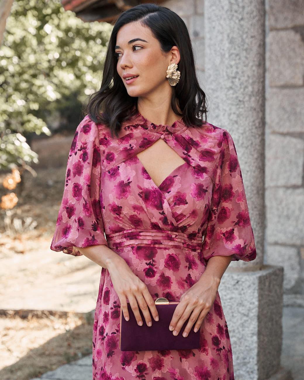 Vestito con scollo Agunela